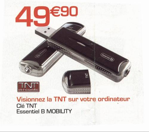  Le forum de la TNT • Clé TNT USB Essentiel B Mobility : La TNT  sur ordinateur